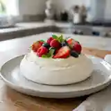 Nid de meringue glacé : dessert frais et gourmand