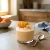 Nuage glacé à l'abricot et crème