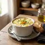 Oeuf cocotte crémeux au Saint-Nectaire fondu