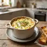 Œufs cocotte au cantal fondant : recette facile et gourmande