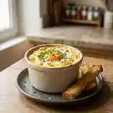 Oeufs cocotte au Munster fondant : recette gourmande et facile