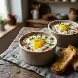Œufs Cocotte Campagnards : Recette Facile et Gourmande