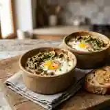 Oeufs cocottes aux cèpes : recette gourmande et facile