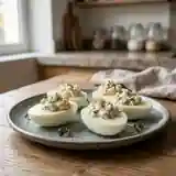 Oeufs durs au roquefort : recette gourmande et facile