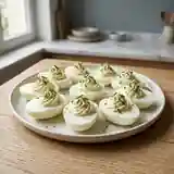 Oeufs durs farcis au fromage de chèvre : recette gourmande et facile
