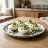 Oeufs durs gourmands aux petits-suisses onctueux
