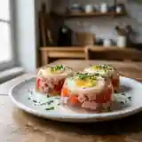 Œufs en gelée au jambon et à la tomate : entrée fraîche et gourmande