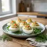 Oeufs farcis au saumon fumé