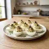 Oeufs farcis aux anchois et câpres : recette savoureuse et facile