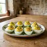 Oeufs mimosa onctueux à la ciboulette