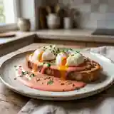 Œufs pochés à la béchamel rose : recette gourmande et facile