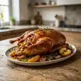 Oie farcie et laquée au miel : recette traditionnelle gourmande