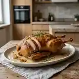 Oie Rôtie à la Moutarde et à la Crème : Recette Gourmande et Facile