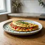 Omelette antillaise savoureuse aux épices et légumes