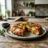 Omelette espagnole au chorizo savoureuse et facile