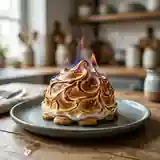 Omelette Norvégienne Gourmande de Vero : Dessert Flambé et Meringué
