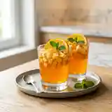 Orange en gelée aux pommes : dessert fruité et léger