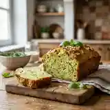 Pain de courgettes au basilic moelleux et parfumé