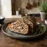 Pain de viande champignons et tomates