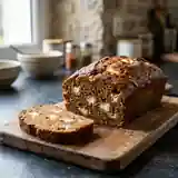 Pain d'épices moelleux au fromage de chèvre et cannelle