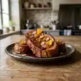 Pain perdu au vin rouge gourmand et parfumé
