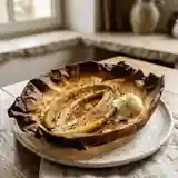 Papillote de banane fondante au miel et épices