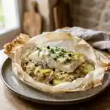 Papillote de Cabillaud et Choucroute Fondante