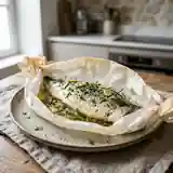 Papillote de maquereau aux herbes et citron, recette saine et savoureuse