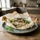 Papillote de mulet aux champignons et fenouil : recette savoureuse et légère