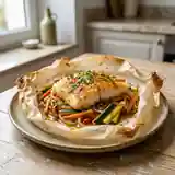 Papillote de poisson aux épices savoureuses