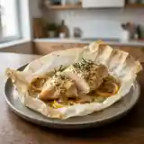 Papillote de Poulet à la Moutarde légère et savoureuse pour régime