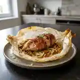 Papillote de poulet au bacon savoureuse et facile
