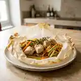 Papillote de volaille légère au muscat : recette savoureuse et facile