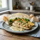Papillotes de colin à la moutarde : recette facile et savoureuse