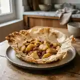 Papillotes de pommes fondantes aux raisins dorés