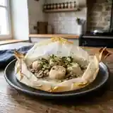 Papillotes de Saint-Jacques fondantes aux saveurs délicates