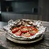 Papillotes de tomates savoureuses au barbecue