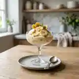 Parfait glacé à la banane : dessert frais et gourmand