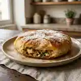 Pastilla poulet-amandes croustillante