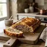 Pâté lorrain fondant et sa croûte dorée