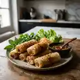 Pâtés impériaux vietnamiens croustillants et savoureux