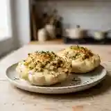 Pâtissons farcis aux restes de poisson savoureux