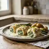 Paupiettes de poisson savoureuses à la sauce citronnée
