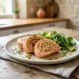 Paupiettes roses de saumon fumé gourmandes