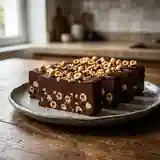 Pavé de Chocolat Noir aux Noisettes Grillées : Délice Fondant et Croquant