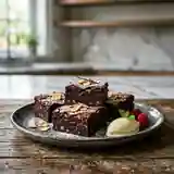 Pavé fondant au chocolat et poudre d'amandes : dessert gourmand et facile