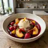 Pêches ou Fraises au Vin Rouge Aromatique : Dessert Fruité et Raffiné