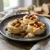 Pélardons fondants, miel et amandes