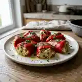 Pequillos farcis à la morue : piments doux espagnols savoureux