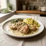 Petites escalopes de veau fondantes au vin blanc